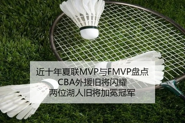 近十年夏联MVP与FMVP盘点 CBA外援旧将闪耀 两位湖人旧将加冕冠军